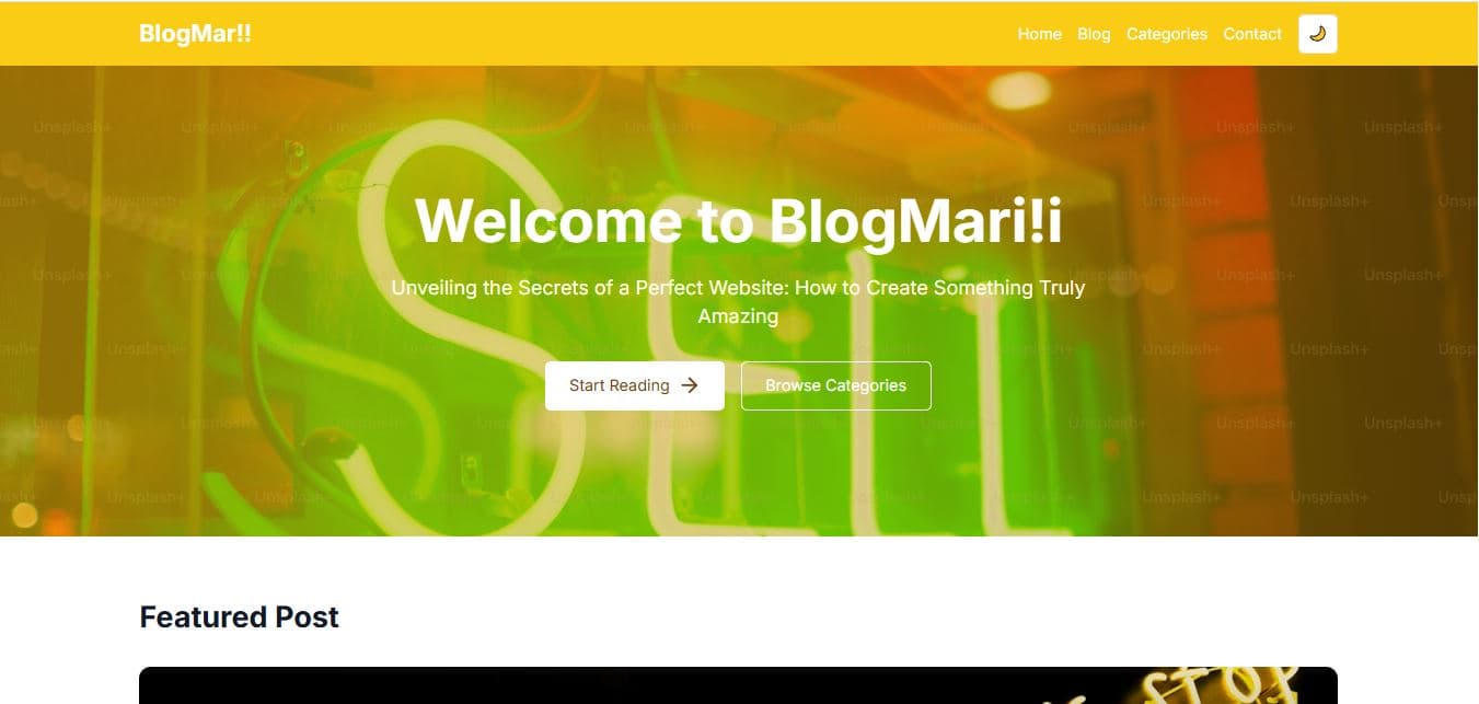 Blogging Website