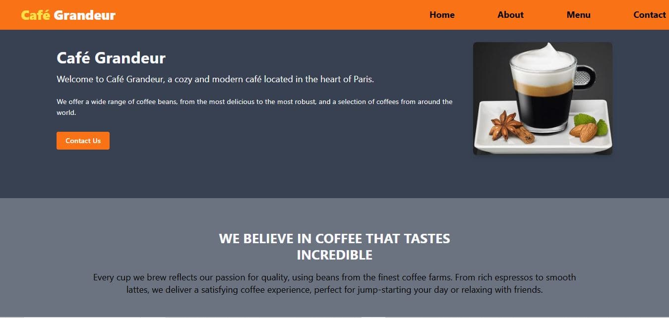 Coffee Website